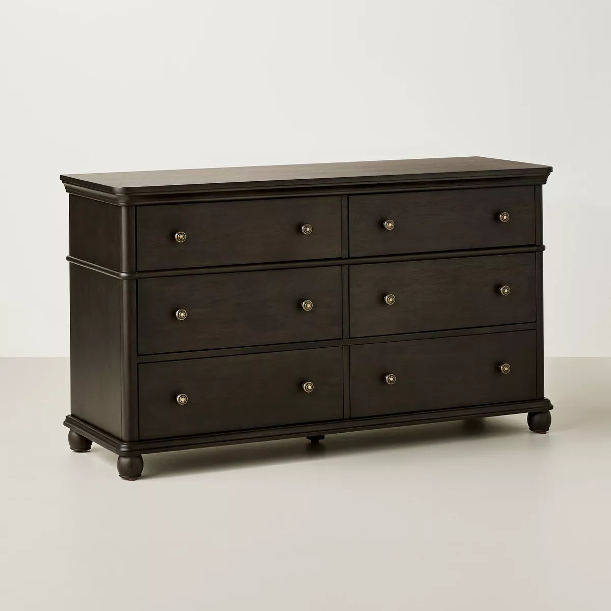 Traditional Wooden 6-Drawer Horizontal Dresser - Hearth & Hand™ with Magnolia Furniture | Target