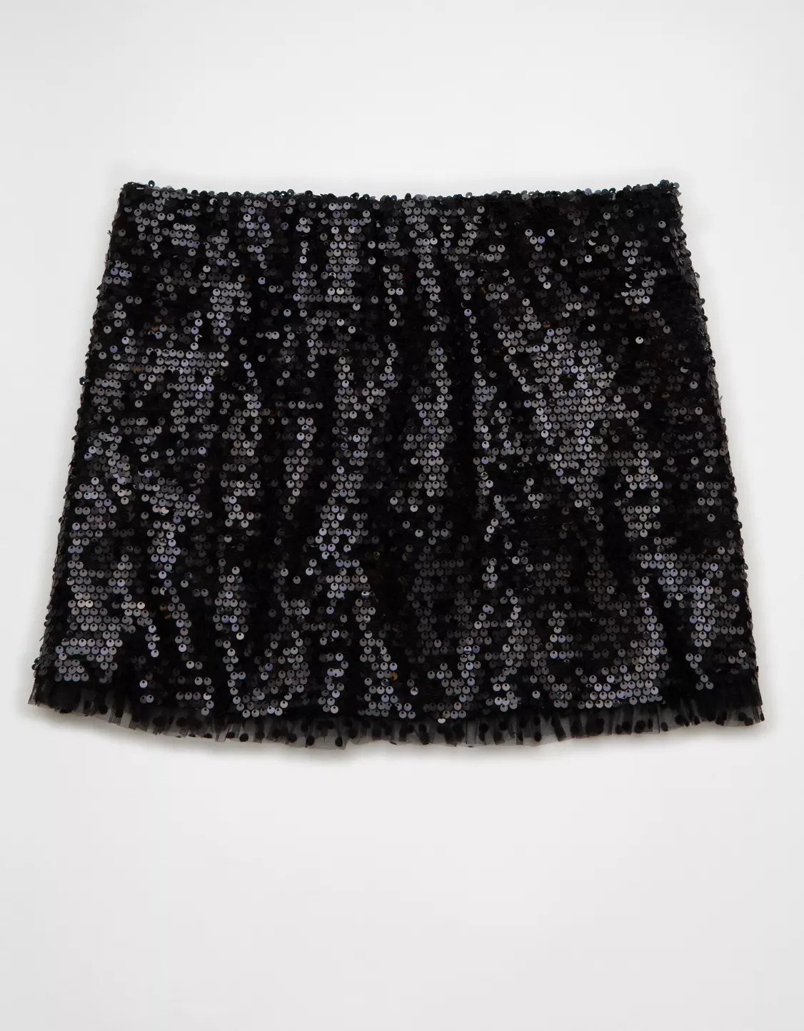 AE It Knit Sequined Mini Slit Skort | American Eagle Outfitters (US & CA)