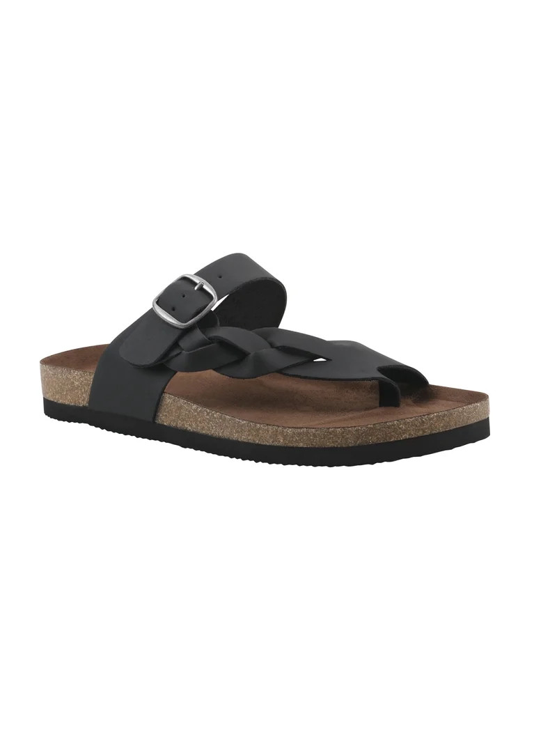 Mountain Sole Women's Braided Footbed Comfort Sandal | Walmart (US)