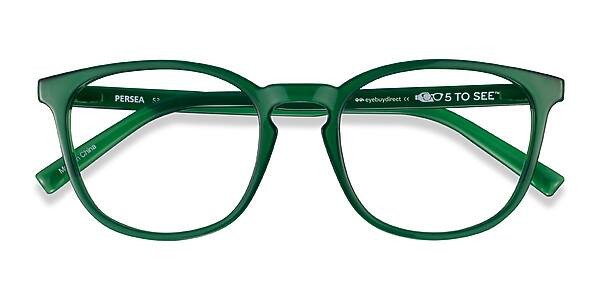 Persea Square Green Full Rim Eyeglasses | Eyebuydirect | EyeBuyDirect.com