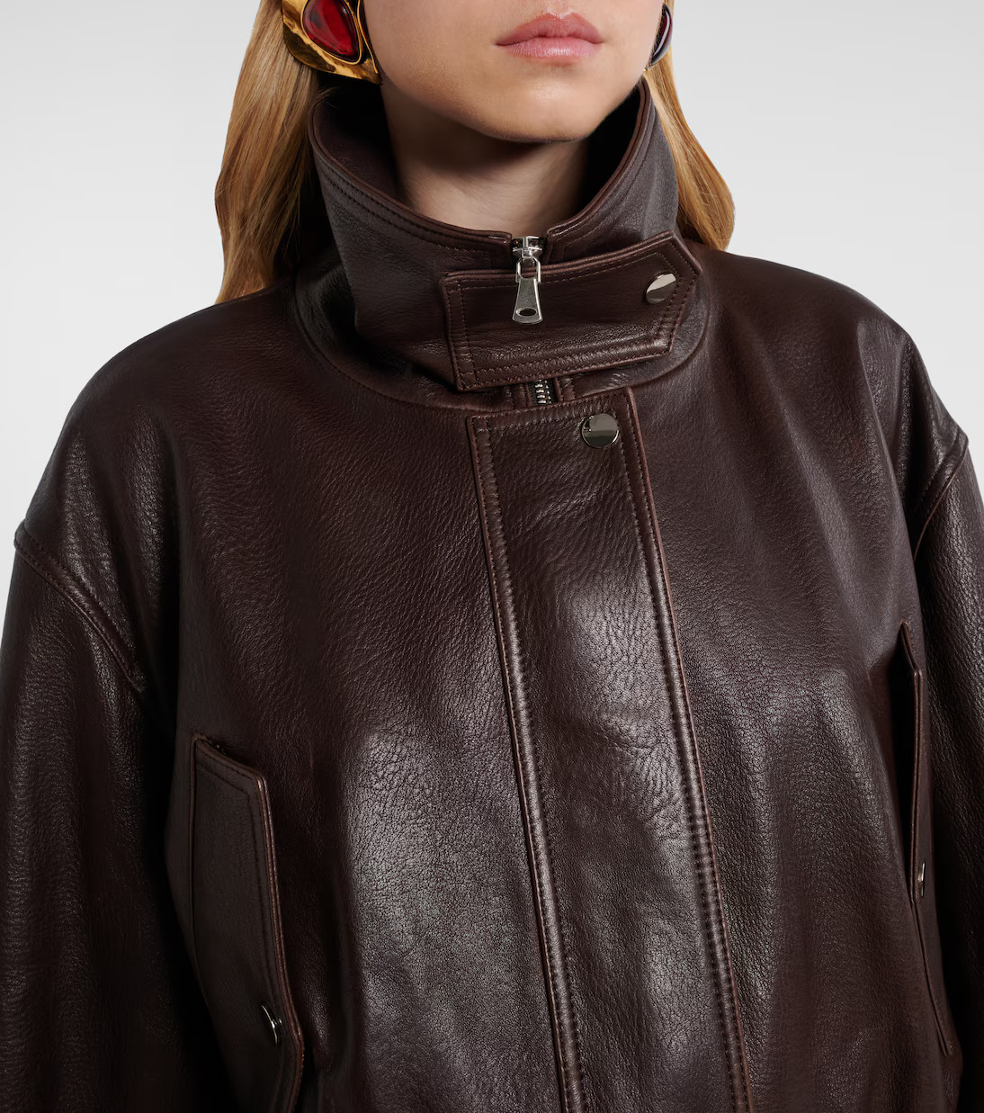 Briar leather bomber jacket | Mytheresa (IT)