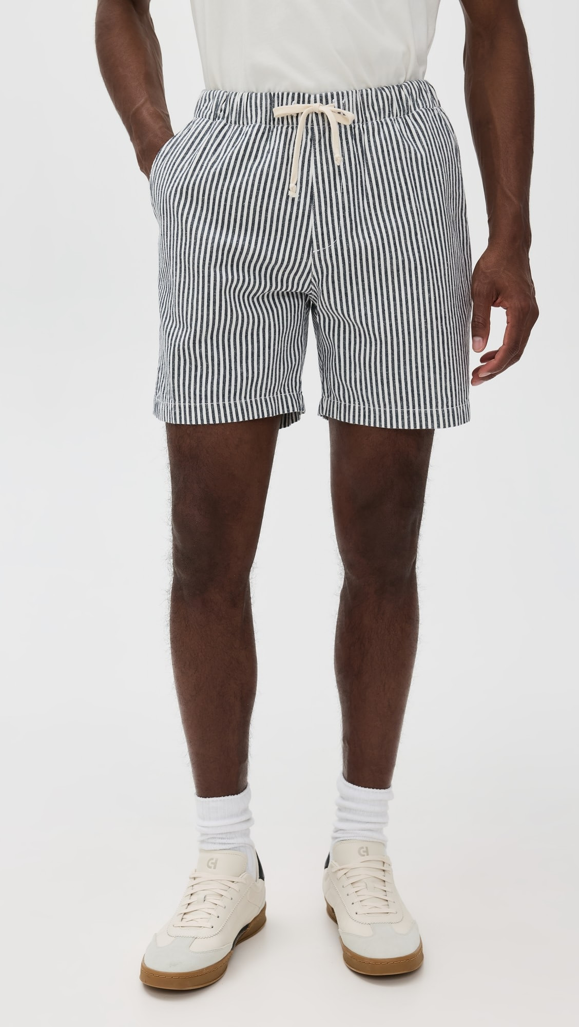 Hemp Stripe Easy Shorts 6" | Shopbop
