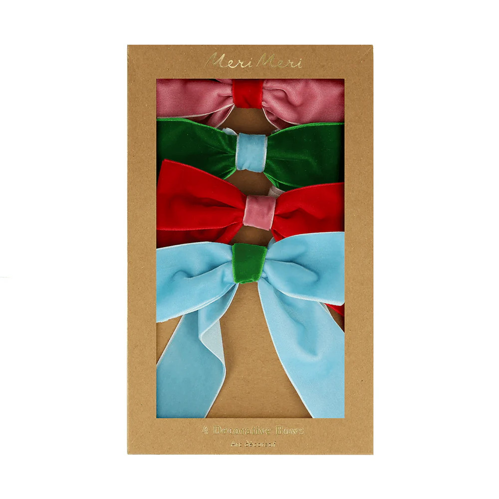 Meri Meri Decorative Velvet Bows | Shop Sweet Lulu