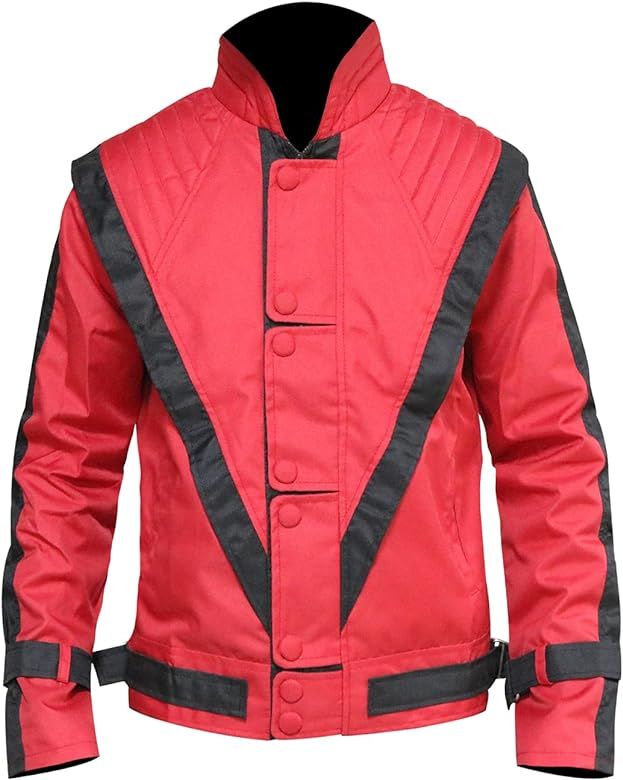 MJ Red Thriller Mens Cordura Fabric jacket, XXS-3XL | Amazon (US)