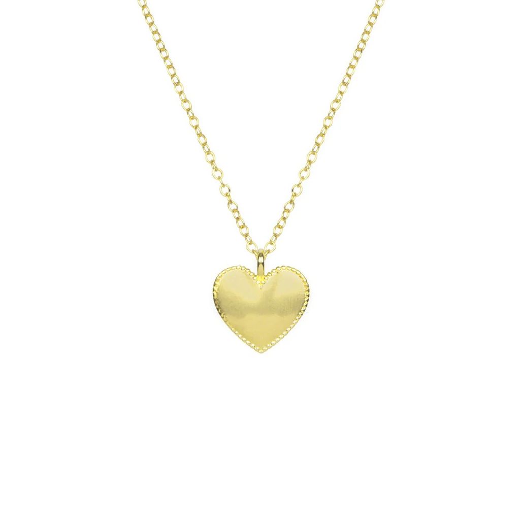 Beaded Heart Necklace | Katie Dean Jewelry