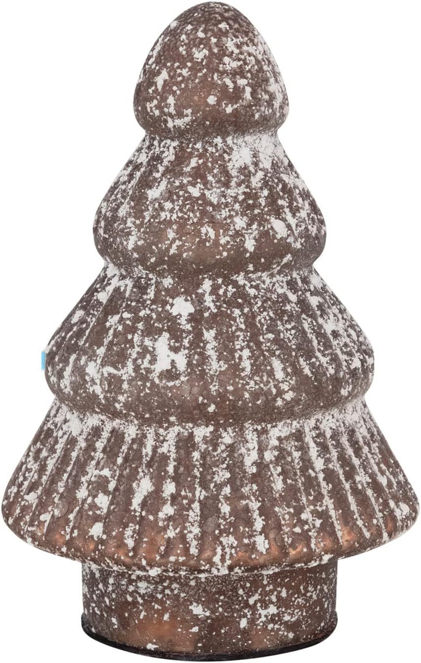 Creative Co-Op Textured Glass Tree, Bronze with White Finish | Amazon (US)