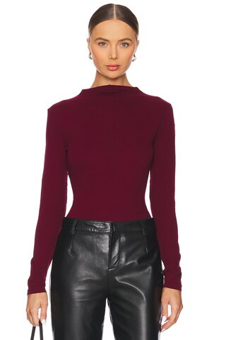 Bobi Longsleeve Top in Port from Revolve.com | Revolve Clothing (Global)
