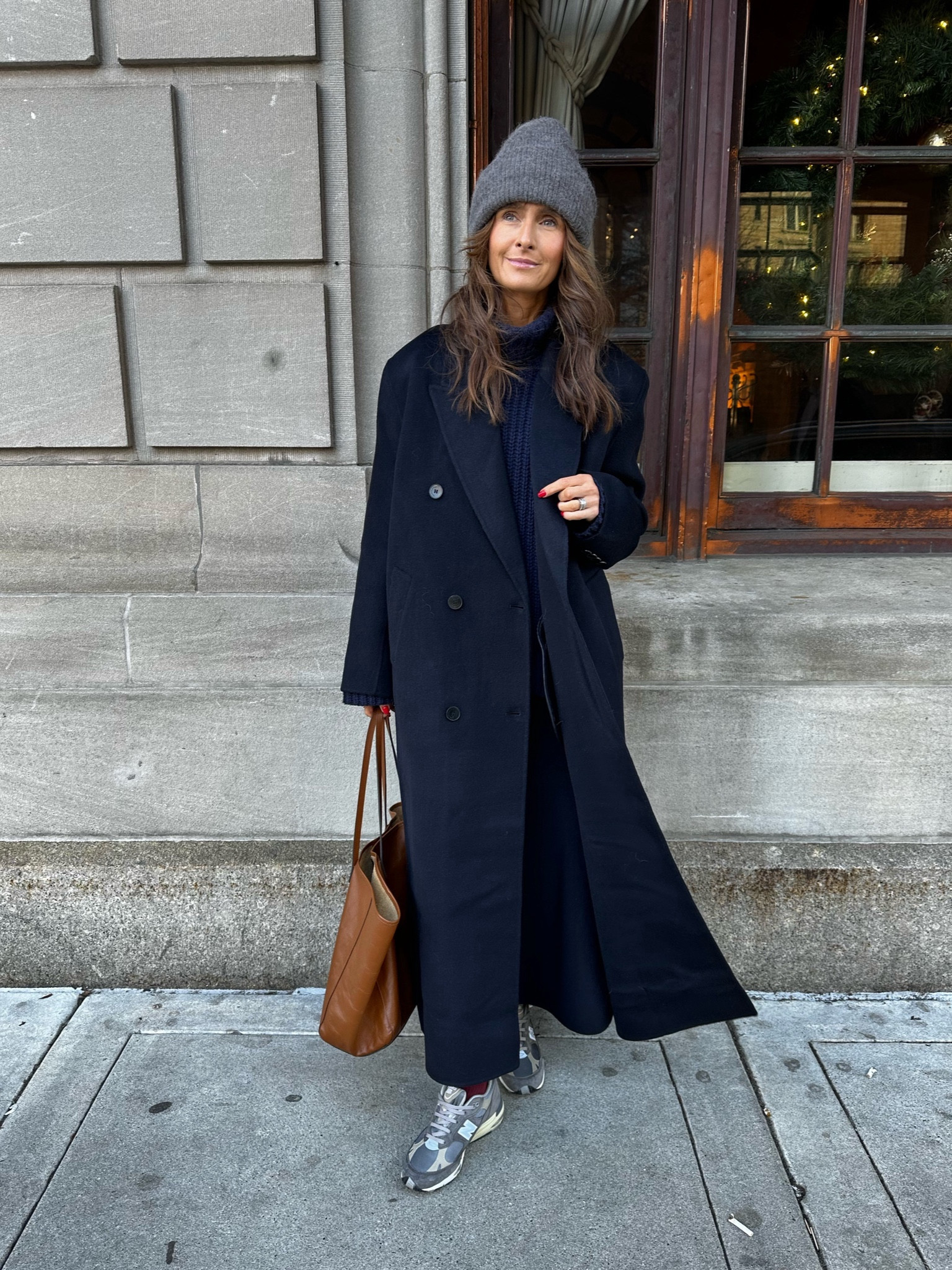 YOKE OVERSIZED DOUBLE BRESTED COAT YOKE OVERSIZED DOUBLE へらせ