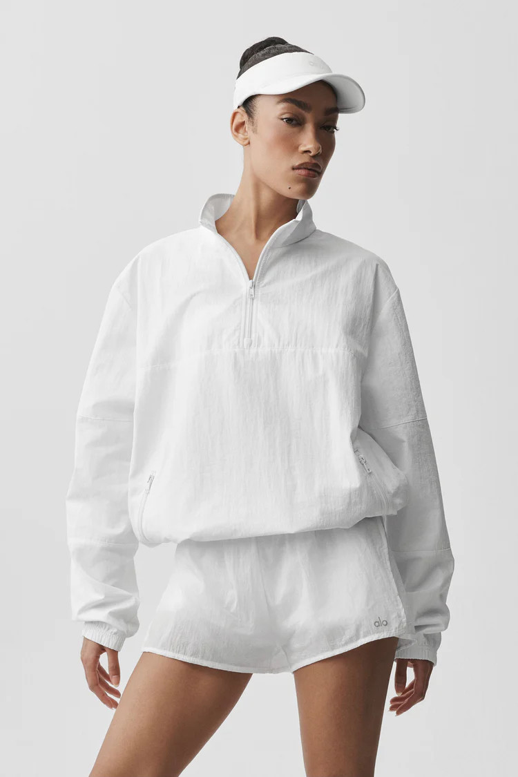 Light Weight Takeaway Track Pullover | Alo Yoga