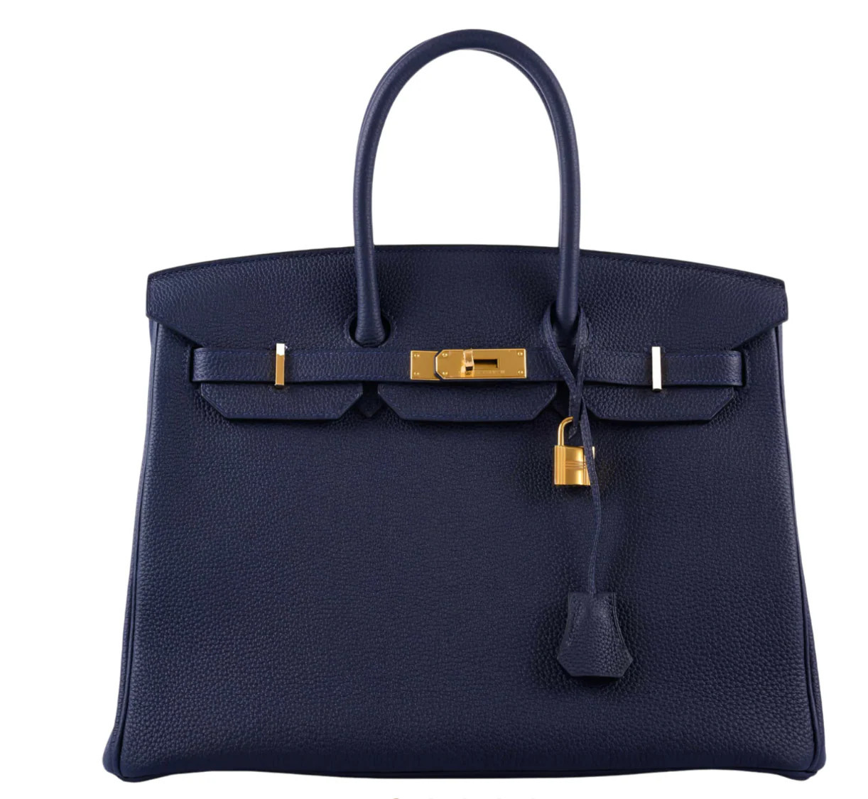 Hermès Birkin 35cm in Togo Bleu Nuit with Gold Hardware | Italist.com US