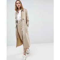 ASOS WHITE Trench Coat Co-ord With Rope Detail - Stone | ASOS ROW