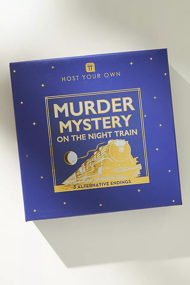 Murder Mystery on The Train Game Kit | Anthropologie (US)