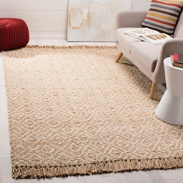 Safavieh Hand-Woven Natural Fiber Ivory/ Natural Jute Rug - 6' x 9' | Bed Bath & Beyond