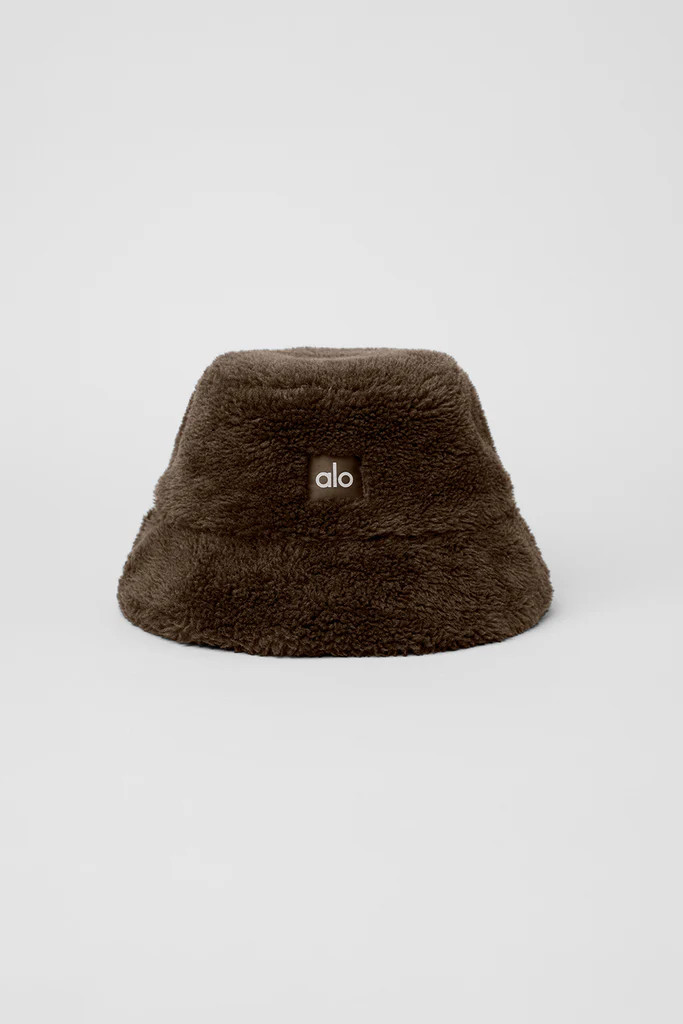 Foxy Sherpa Bucket Hat - Espresso | Alo Yoga (US)