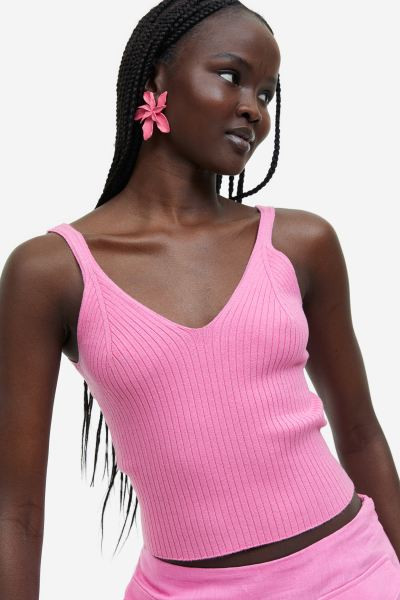 Rib-knit Tank Top | H&M (US + CA)