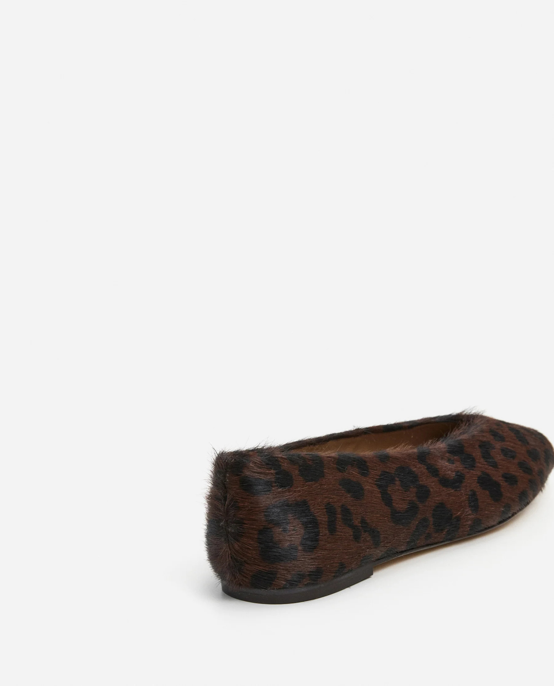 Belinda Leather Hair Leo Baller Flat | Flattered