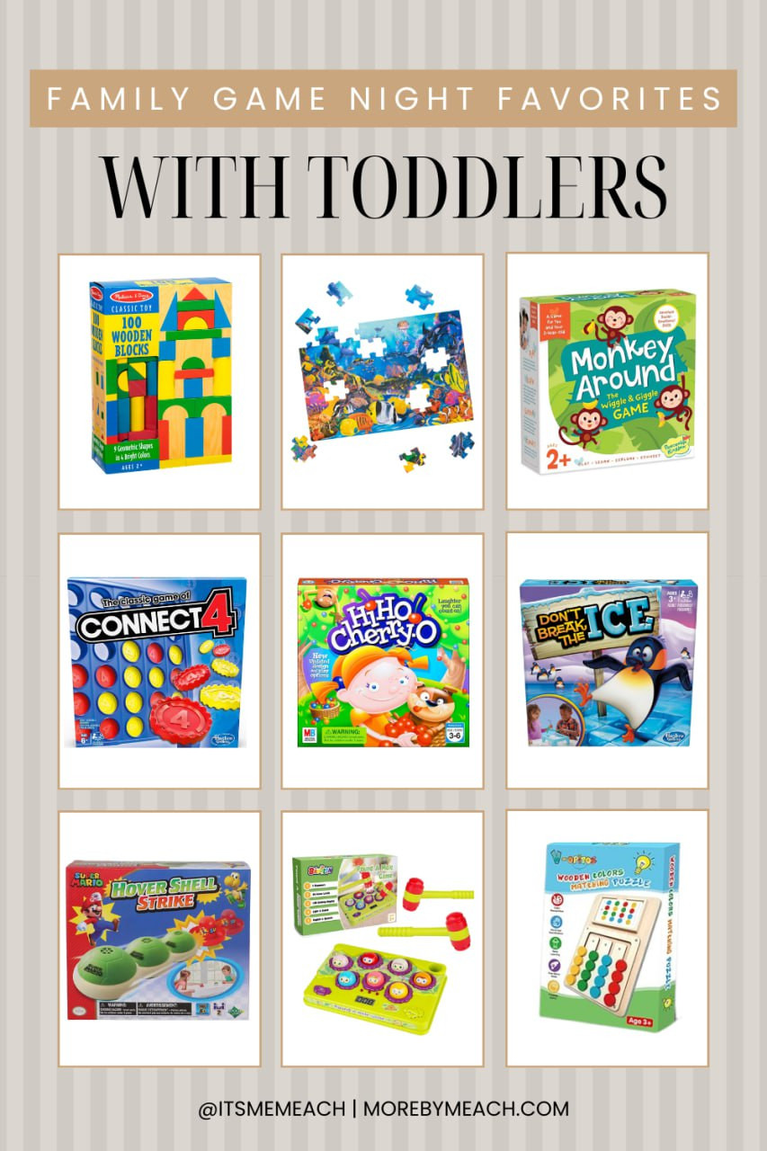 Family game nights look a little different these days… and honestly, they’re so much sweeter. These toddler-friendly games keep little hands busy and make the perfect intro to taking turns, problem-solving, and belly laughs before bedtime. Sharing our tried-and-true favorites that keep the whole family entertained—yes, even on the longest days. These also make amazing gift ideas if you're stocking your playroom or shopping for a toddler! 

 #LTKGiftGuide #LTKHome #LTKKids