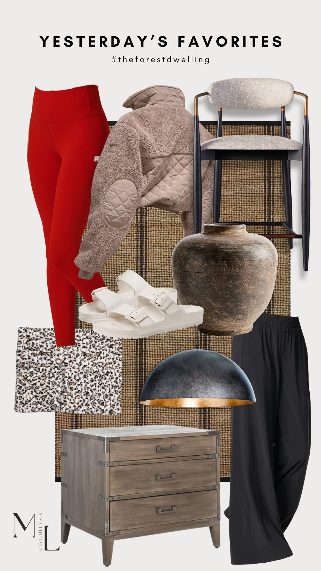 Sharing your top picks from yesterday! The red leggings are amazing quality. I wear these to workout or run errands. Love! I have this sherpa jacket in a couple different colors. The quilted detail is so cute and the cropped fit is perfect to pair with high waisted pants. The Villa wideleg pants are an all time fave. I have them in multiple colors and repeat wear all the time. 

 #LTKdayinmylife #LTKHome