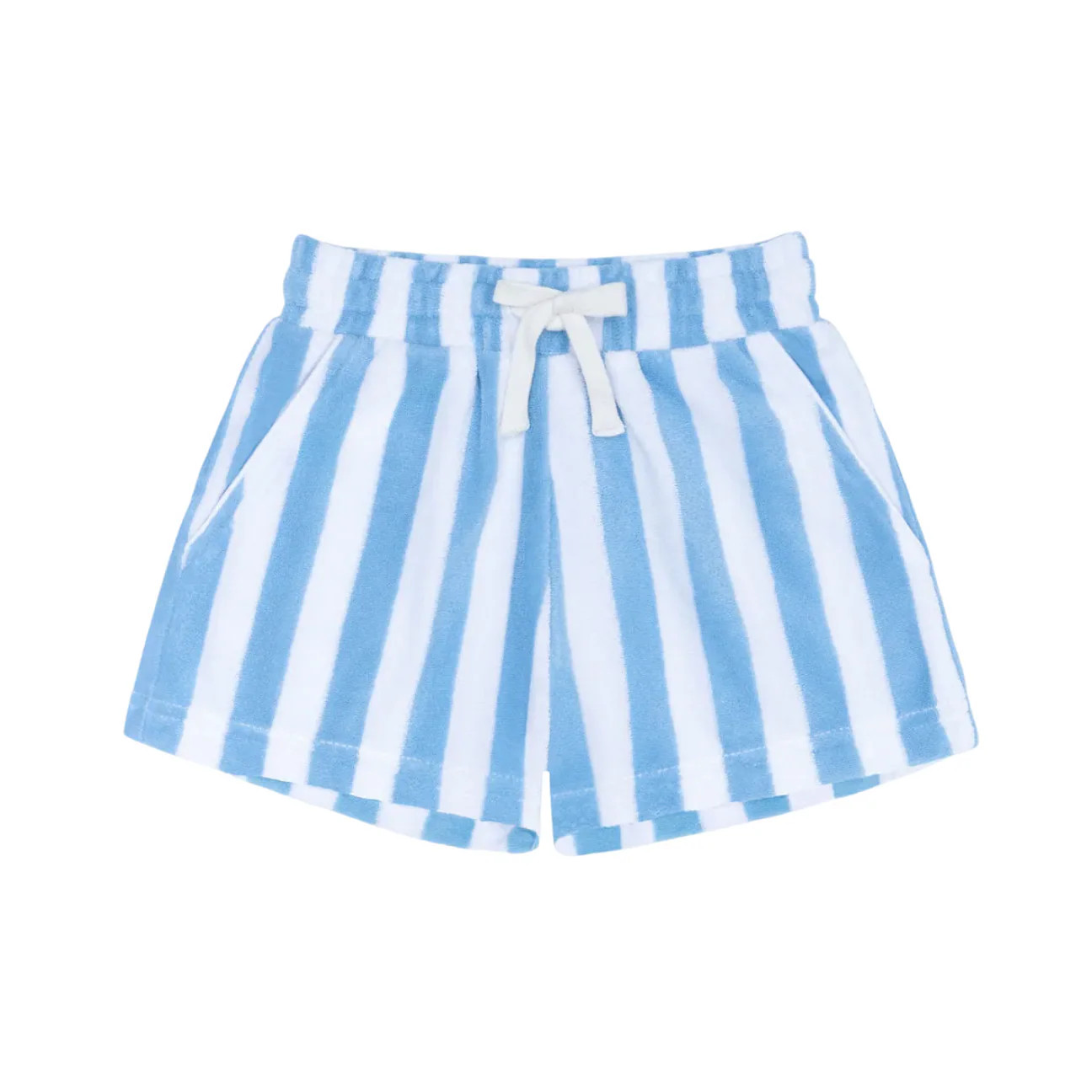boys bay stripe french terry short | Minnow