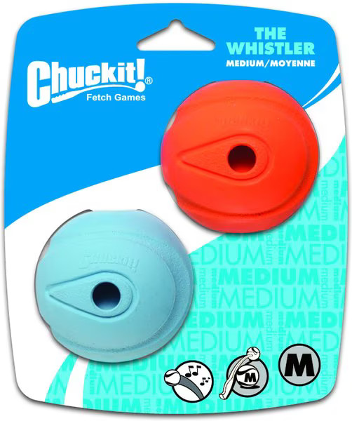Chuckit! The Whistler Ball Dog Toy, Color Varies | Chewy.com