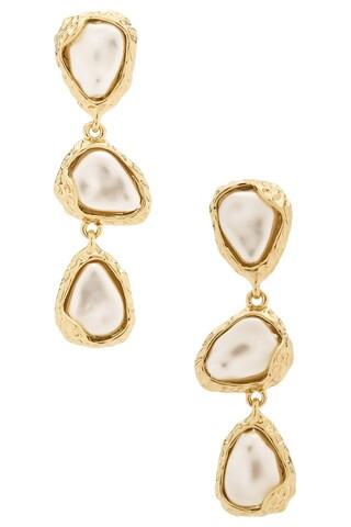 petit moments Heights Earrings in Gold from Revolve.com | Revolve Clothing (Global)