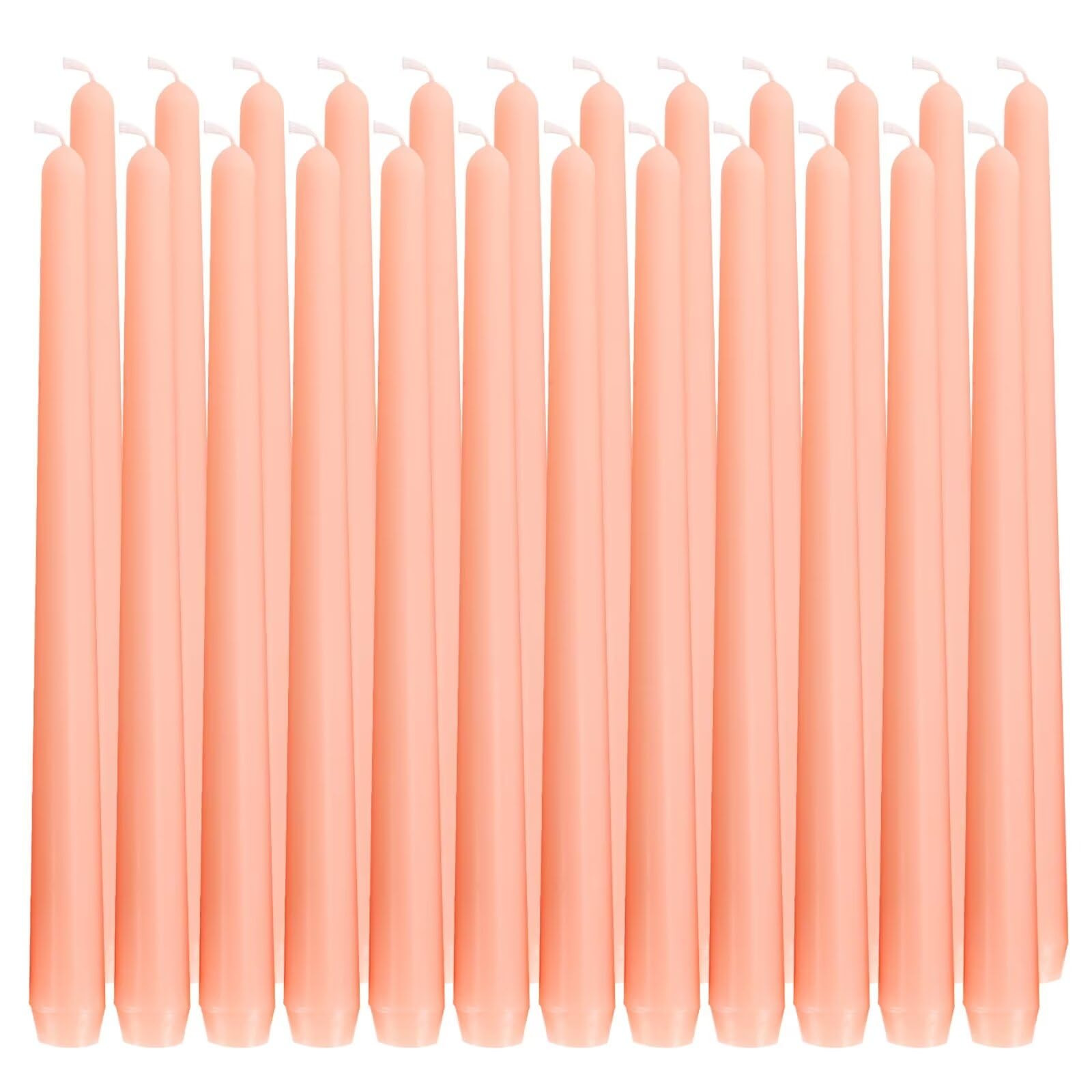 SOFT BREEZE 24 Pack Unscented Tall Taper Candles - 4/5X10 Inch, Dripless, Unscented Dinner Candle... | Amazon (US)