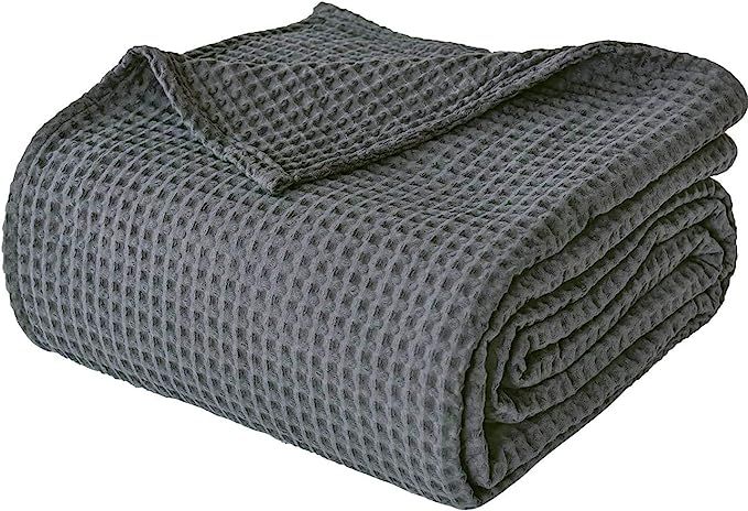 Amazon Brand - Umi Large Size 100% Cotton Traditional Woven Honeycomb Waffle Chair Sofa Bed Blank... | Amazon (UK)