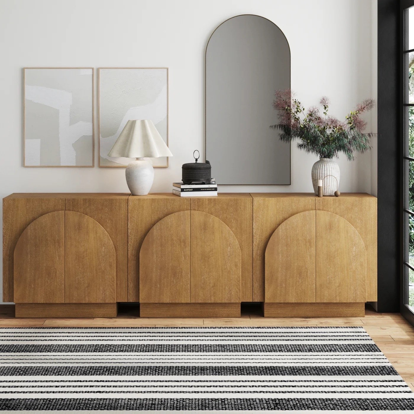 Beautiful Mid-Century Modern Wood Arched Credenza (set of 3) from Nathan James on sale! 



Fall home refresh, tv stand, entryway, console, mid-century cabinets

#LTKSeasonal #LTKHome #LTKSaleAlert