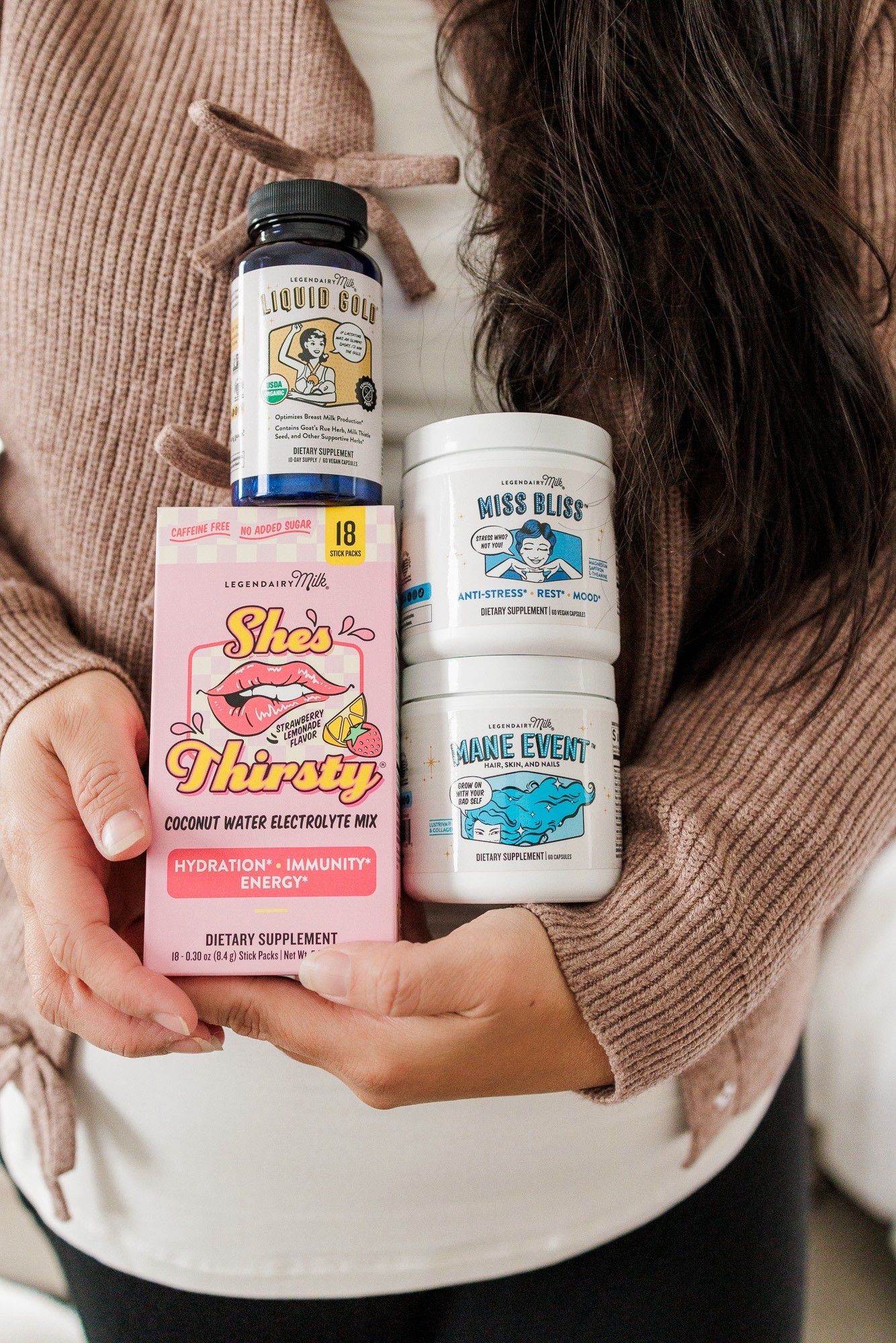 My wellness routine must-haves from @legendairymilk. I have used their lactation supplements through two exclusive pumping journeys and I love how they’ve expanded their products to incorporate women’s health! 

#wellnessroutine #selfcareritual #legendairymilk #ad


#LTKselfcare #LTKmomlife #LTKdayinmylife