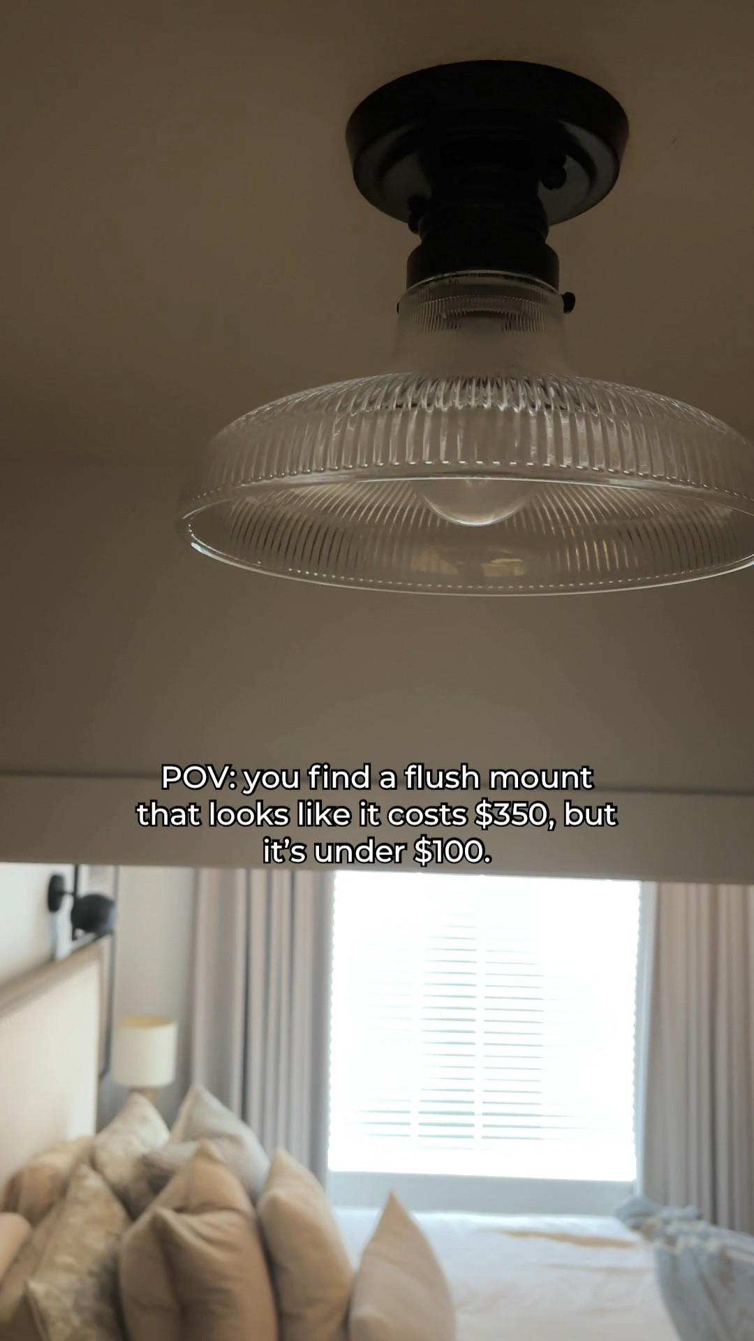 A designer inspired flush mount light under $100?! I found it! 💡 The final piece of our mini closet makeover is complete with this ribbed semi flush mount that I got at the @wayfair Deal Drop event. It runs from Sept 16-24, 2024 and offers up to 70% off home items and fast shipping. 

This vintage-inspired light is perfect for our modern organic home and will help you (and me) decorate on a budget. Our closet is finally feeling so organized! I’ve also found a brand new round of Wayfair finds, full of budget-friendly home decor like an affordable fluted console, a modern organic linear pendant chandelier, a transitional floral linen pillow cover under $30, a modern traditional sherpa upholstered ottoman, and so much more. 🤌🏻

#wayfairpartner #wayfair 


#LTKFallSale #LTKSaleAlert #LTKHome