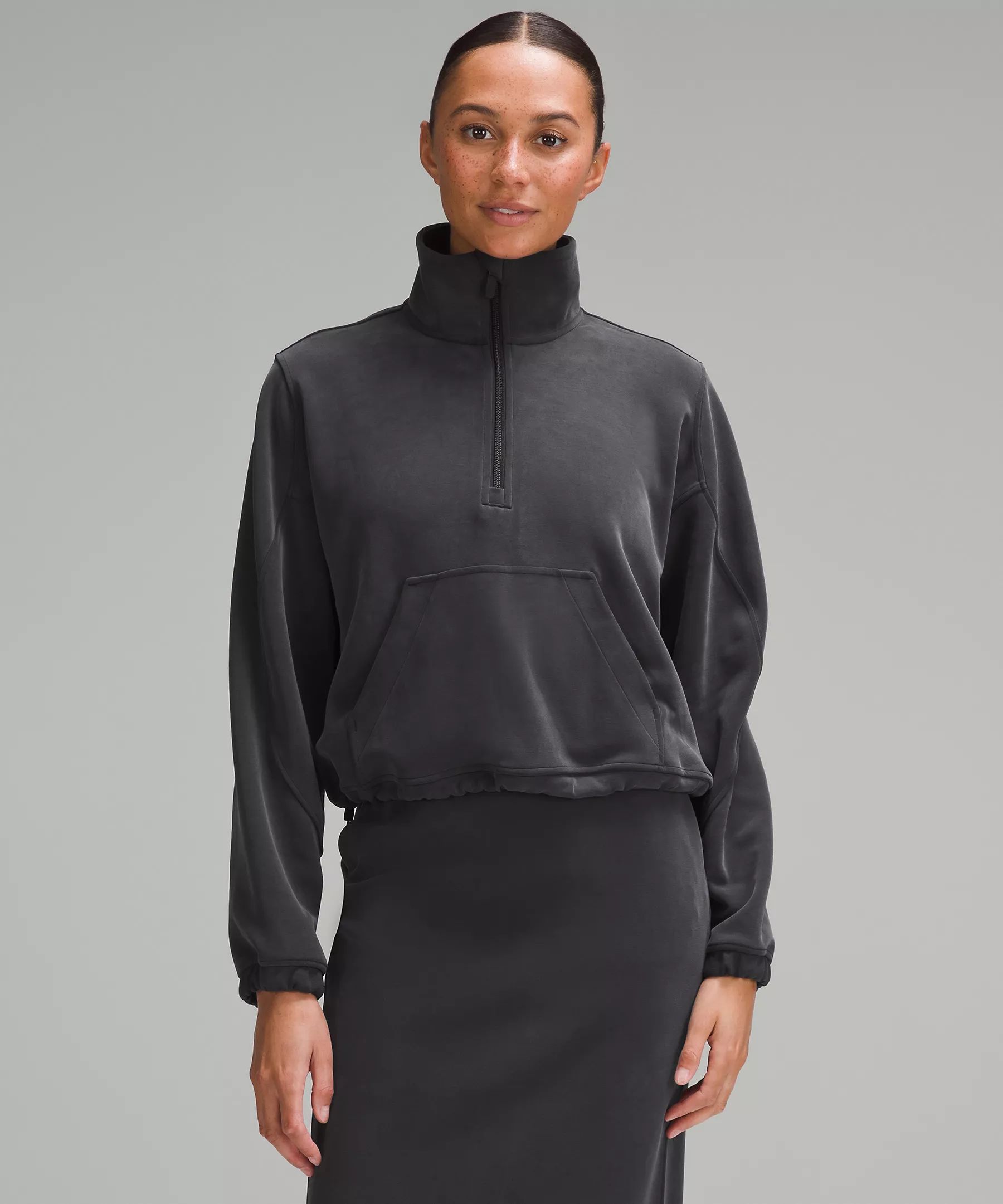 Brushed Softstreme Half Zip | Women's Hoodies & Sweatshirts | lululemon | Lululemon (US)