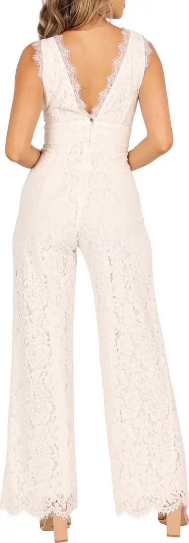 Eloise Cotton Blend Lace Jumpsuit | Nordstrom
