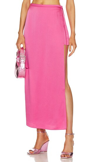 Zurich Skirt in Magenta | Revolve Clothing (Global)