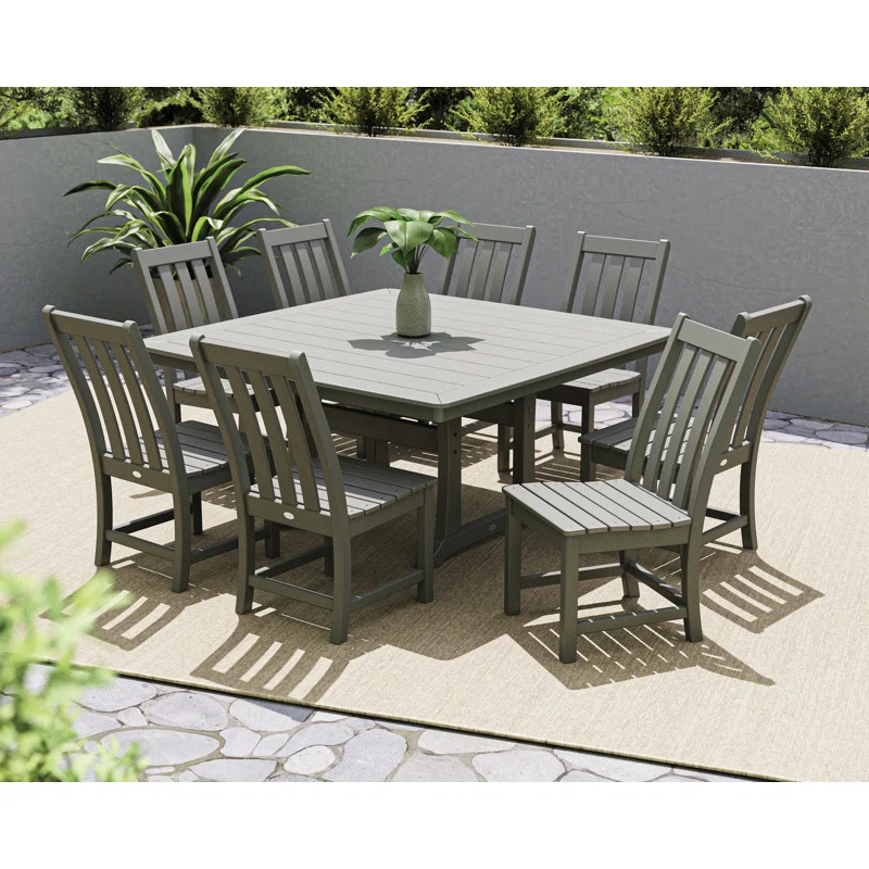 POLYWOOD Vineyard 9-Piece Dining Set | Wayfair North America
