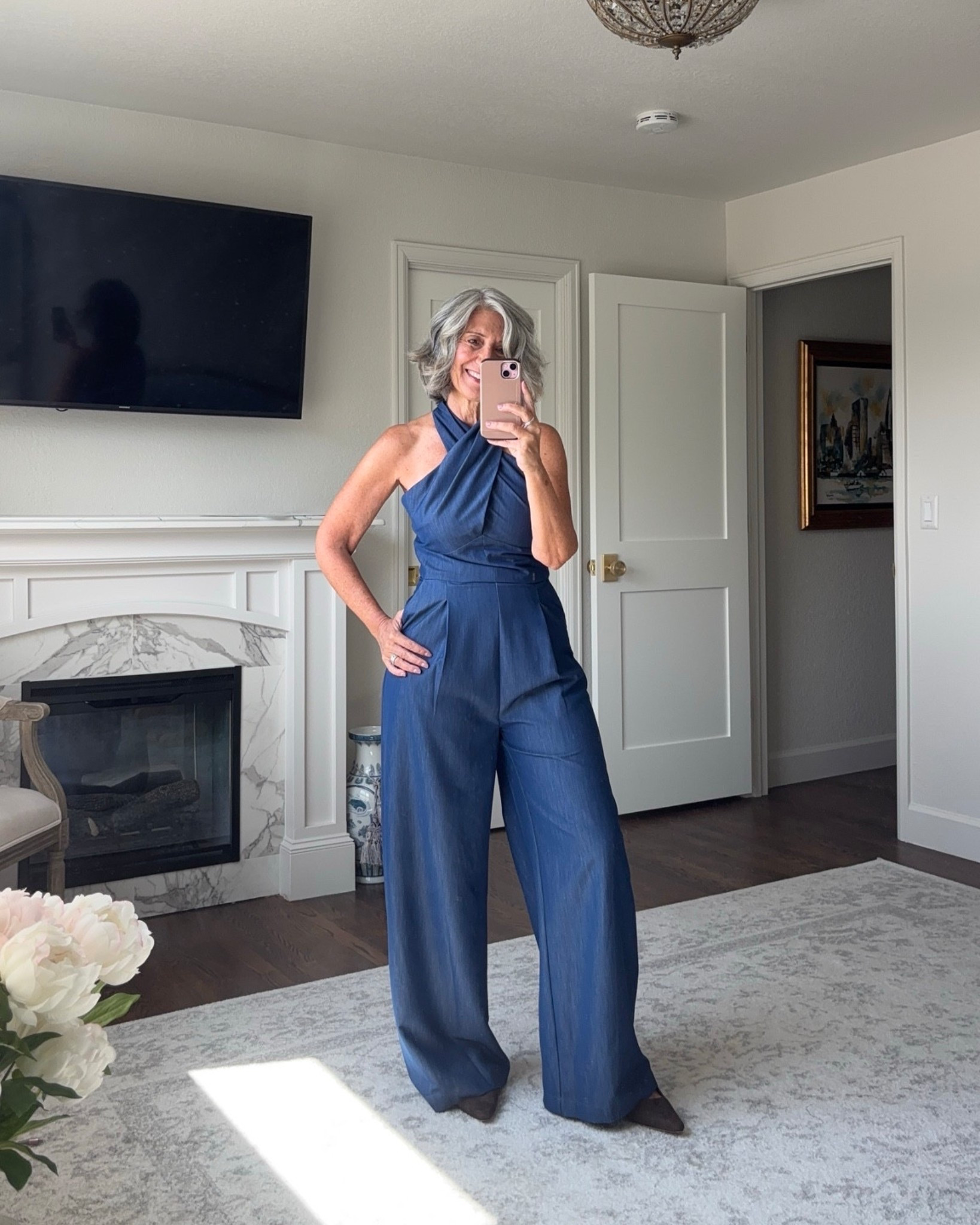 I'm trading in my cozy home office for a week in the city, and you know I had to plan my outfits to stay stylish and confident from Monday to Friday. I spent the weekend styling my favorite new pieces from @CommenseOfficial, and these looks are everything for a seamless transition from Zoom calls to conference rooms.


They gave us a code EmptyNestStyle_12 for a discount! I got all these five outfits for under $300!


From power meetings to smart casual Fridays, these versatile pieces are perfect for any professional setting. We're talking flattering silhouettes, comfortable fabrics, and those subtle details that just scream 'quiet luxury.'

Size Medium

#Commense #CommenseReview #CommenseStyle #CapsuleWardrobe #QuietLuxury #BusinessCasual #ElegantStyle #StyleGuide #Over50sStyle #Itkfindsunder100 #Itkfindsunder50

Tuesday: Pocketed Halter Jumpsuit - Effortless elegance, total comfort.
 

 #LTKOver40 #LTKFindsUnder50 #LTKWorkwear