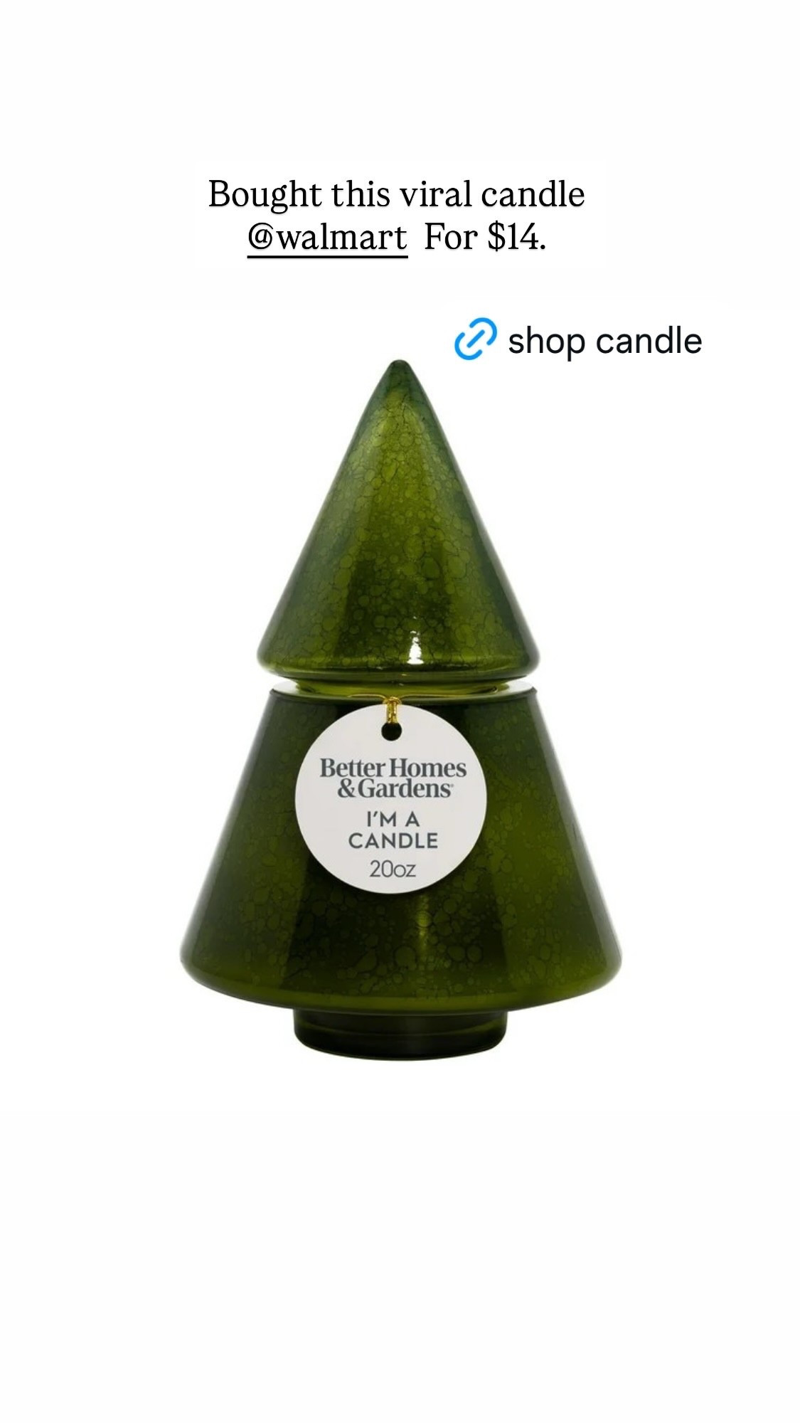 Bought this viral candle @walmart  For $14.