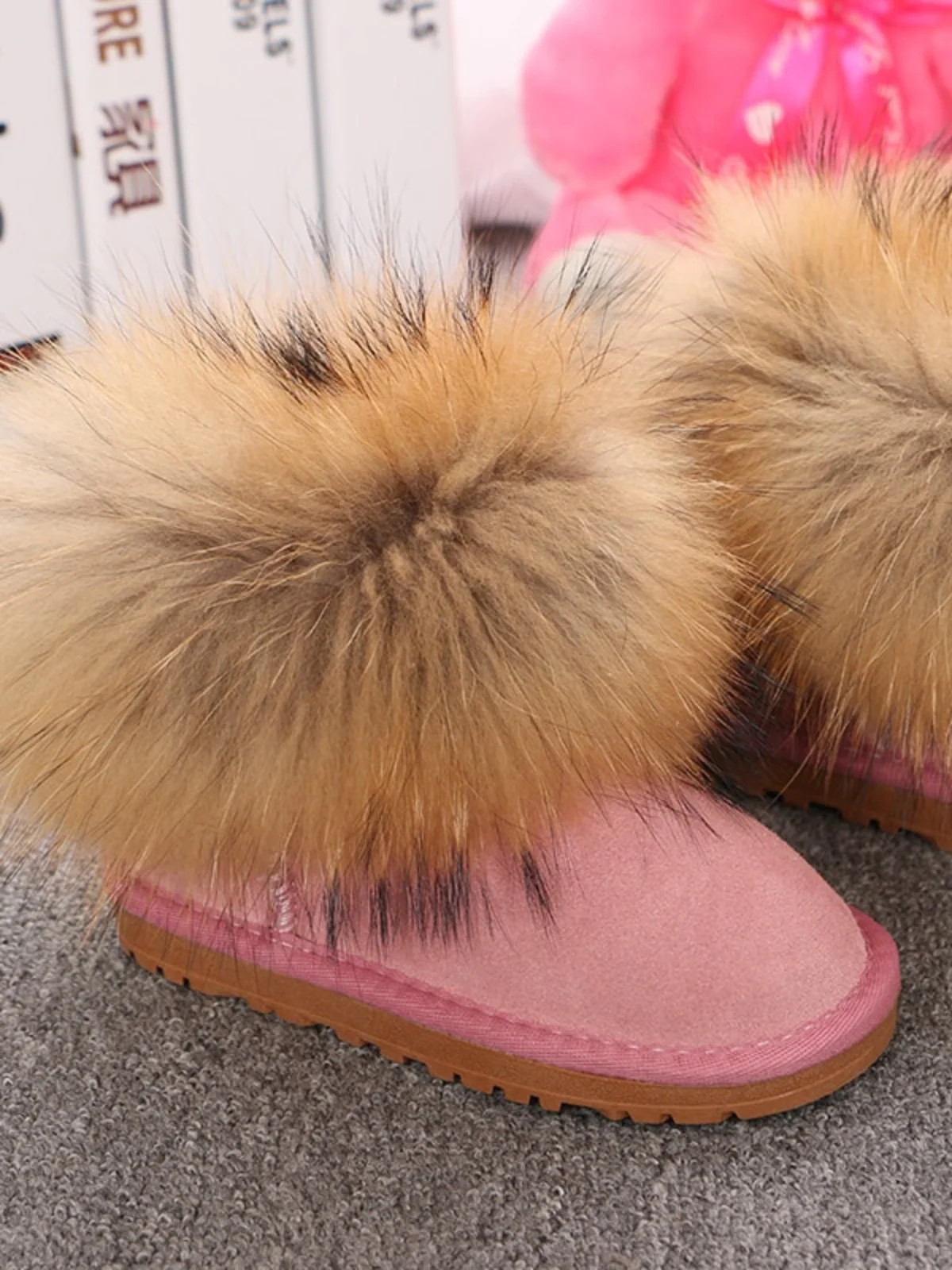 Big Faux Fur Winter Boots by Liv and Mia | Mia Belle Girls