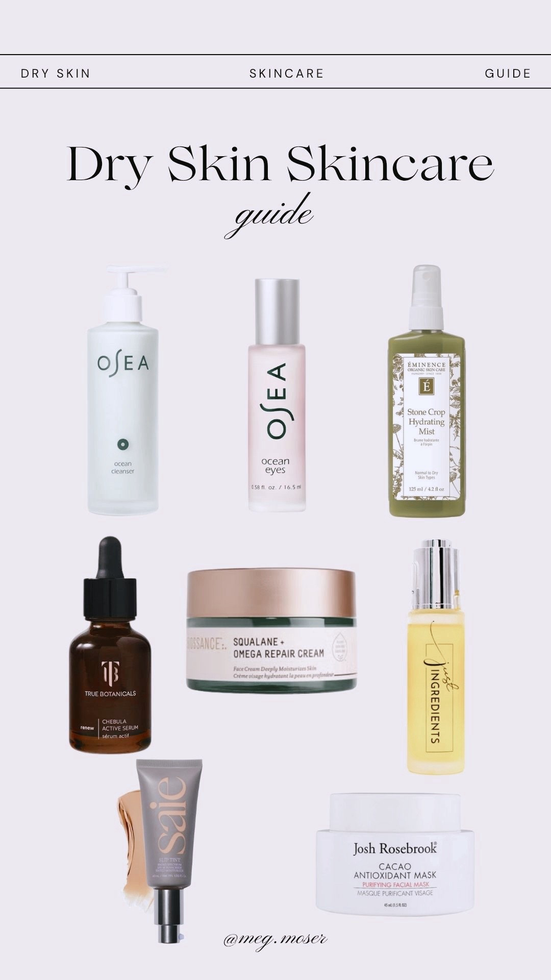Struggling with dryness, flakiness, or dull skin? This is your go-to non-toxic skincare routine for dry skin, featuring clean moisturizers, hydrating serums, gentle cleansers, and nourishing face oils. These products deeply hydrate and protect your skin barrier — all without harmful ingredients!

Use code organicmeg10 for 10% off all Just Ingredients products! 



#LTKBeauty