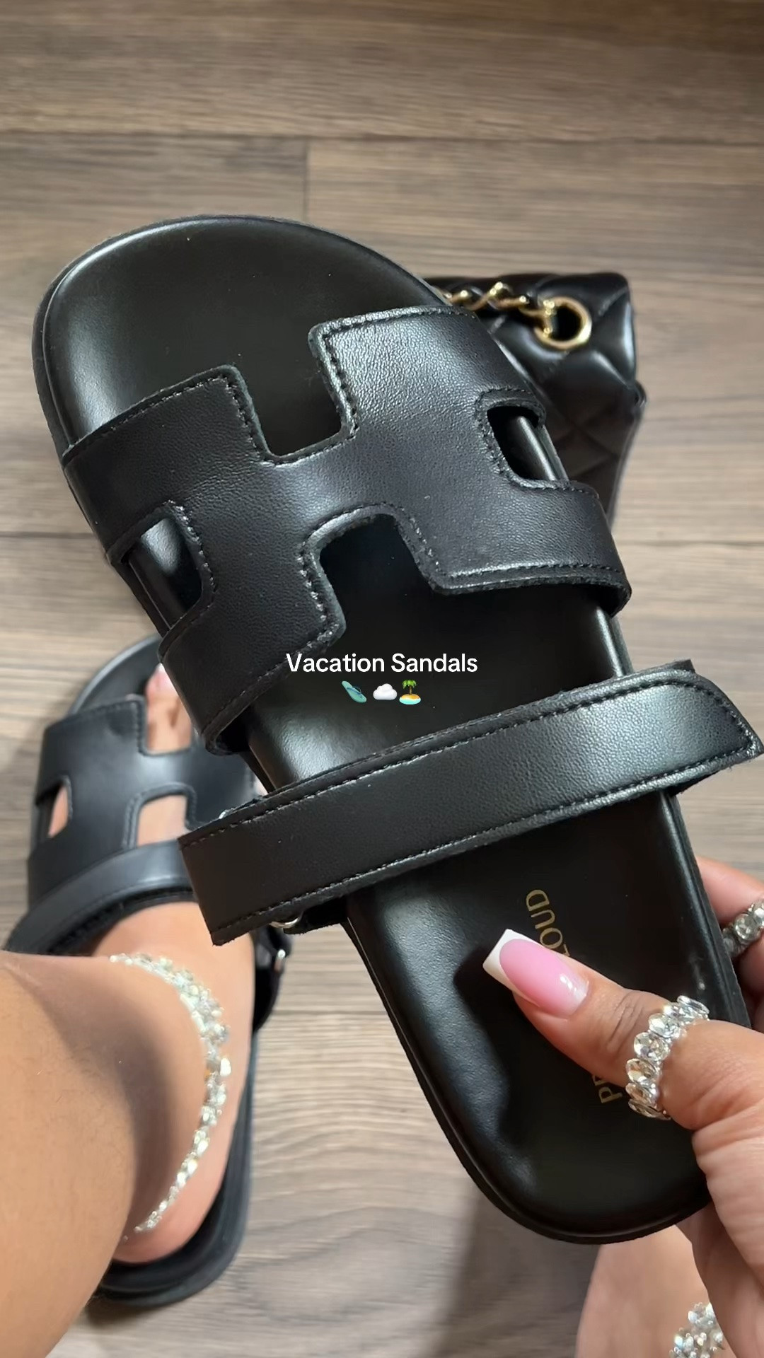 Designer look for less ! I love these thick , comfy, wide foot friendly sandals! Perfect for beach days, vacation outfits, airport outfits, and casual summer days.

#LTKootd #LTKOver40 #LTKSeasonal