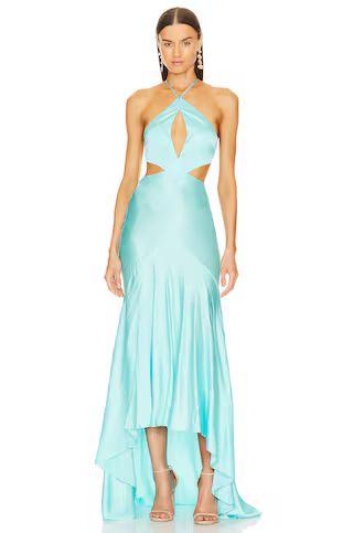 Michael Costello x REVOLVE Ione Maxi Dress in Turquoise from Revolve.com | Revolve Clothing (Global)