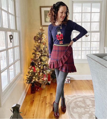 Favorite outfit from past Christmas. Sweater is ModCloth, skirt is Anthro, heels are BC from Nordstrom. Linked similars 

#LTKover40 #LTKSeasonal #LTKHoliday