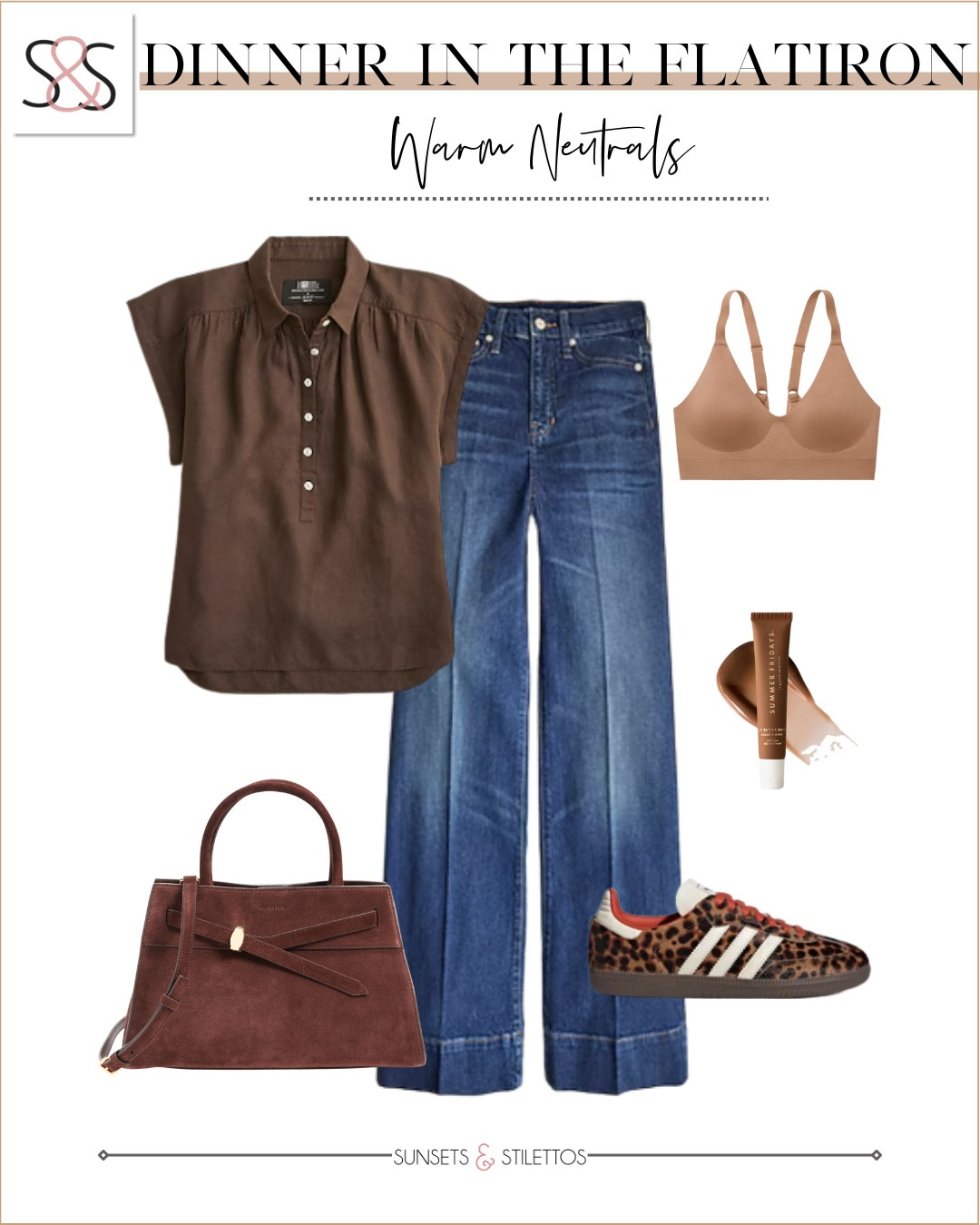 A sleeveless top with wide leg jeans is a great work outfit. Pair with adidas cheetah sneakers for a polished outfit that works into the weekend! 

Sunsets and Stilettos, workwear, adidas sneakers 

#LTKStyleTip #LTKWorkwear #LTKOver40