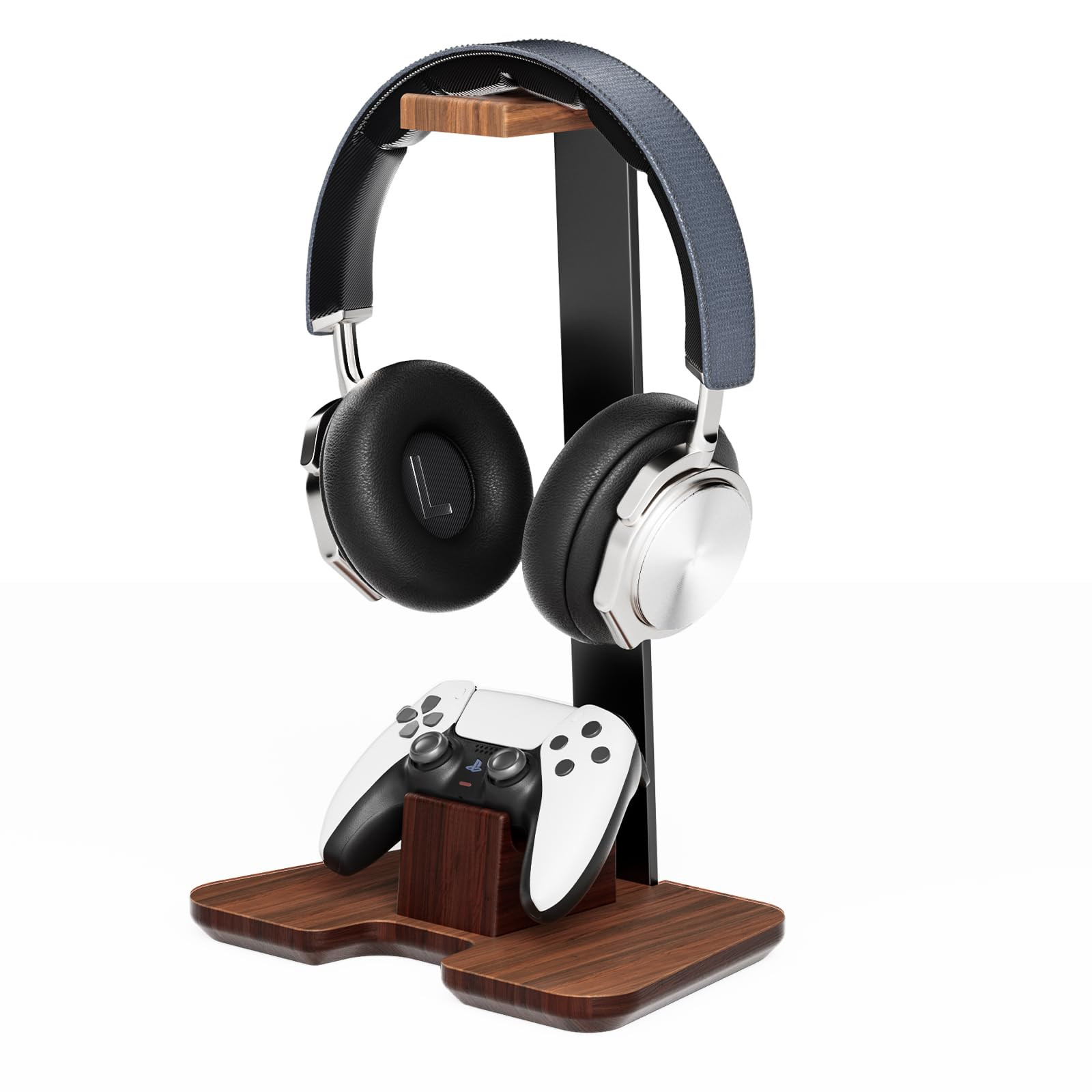 Controller Stand Wood Headphone Stand for Desk Gaming Desk Accessories Controller Holder for Gami... | Amazon (US)
