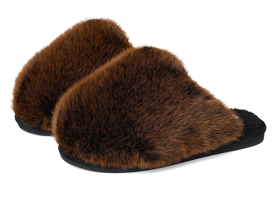 Steve Madden Poof Women's Slippers Brown : 9 M, Faux Fur | Zappos