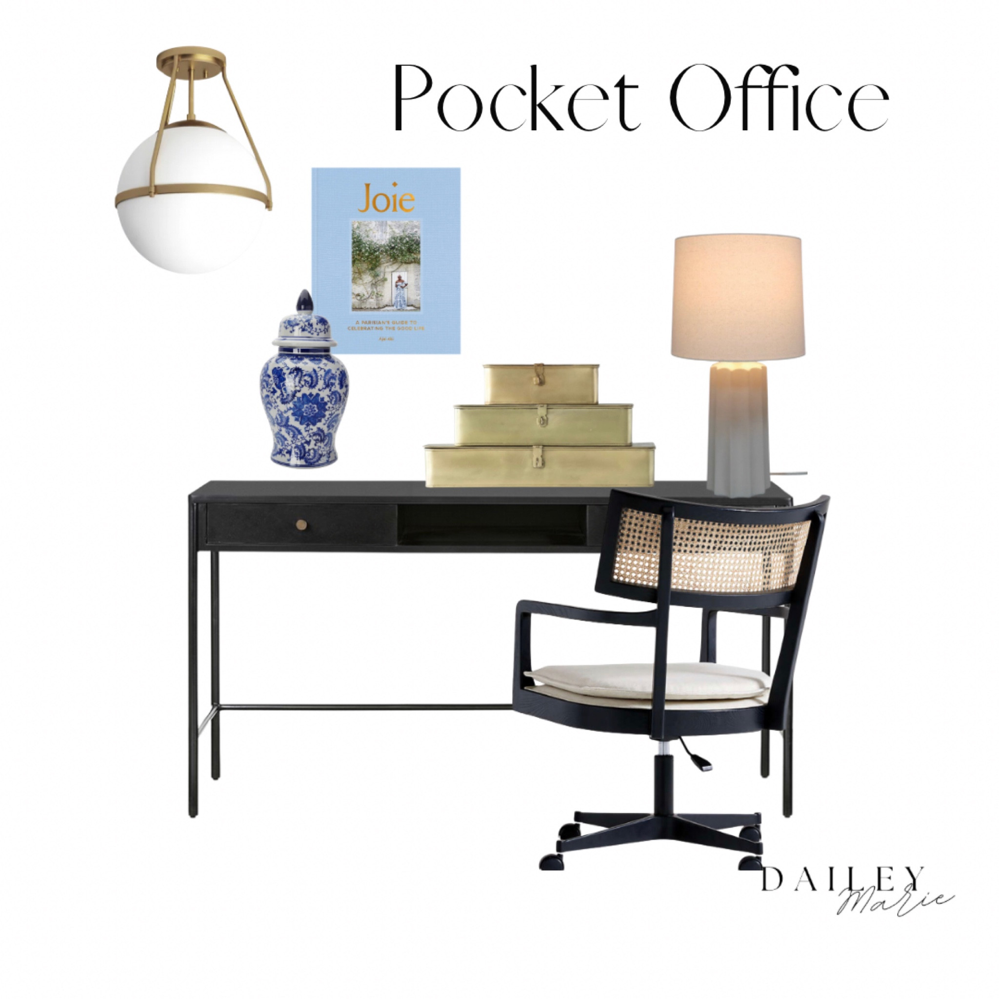 Pocket Office Design for small spaces without compromising on style 

#LTKhome #LTKFind #LTKxNSale