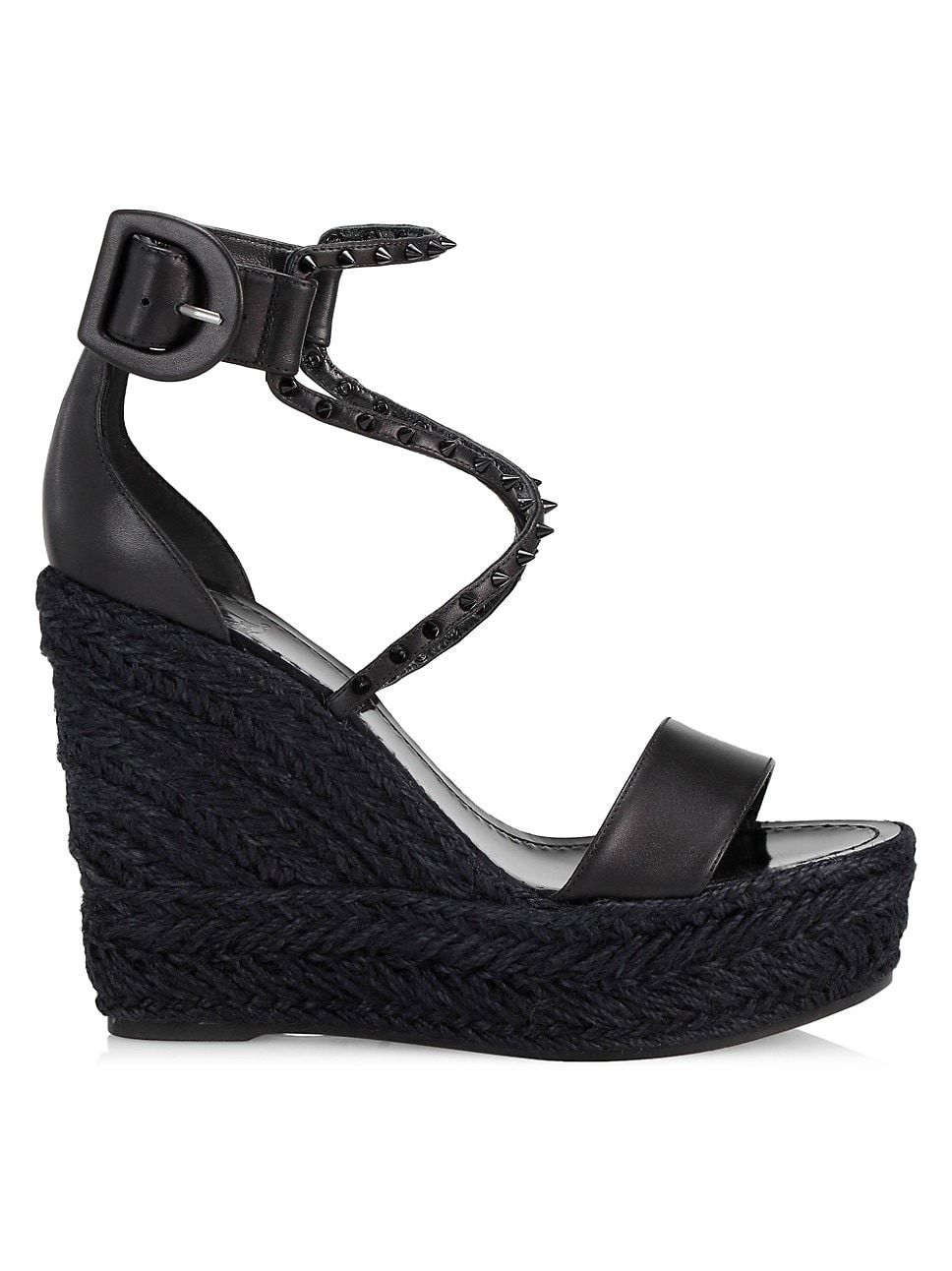 Chocazeppa Spikes 120 Leather Wedge Sandals | Saks Fifth Avenue