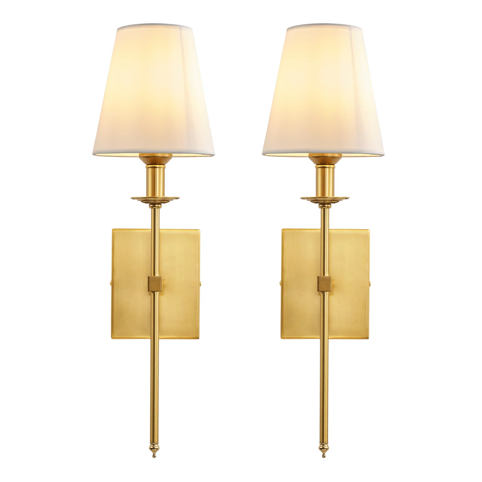 Dimmable Indoor Wall Sconces Iron Wallchiere Vanity Lighting Fixtures(Set of 2) (Set of 2) | Wayfair North America