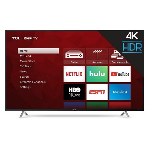 TCL 55" 4K 120Hz CMI Roku Smart LED TV - Black (55S405) | Target
