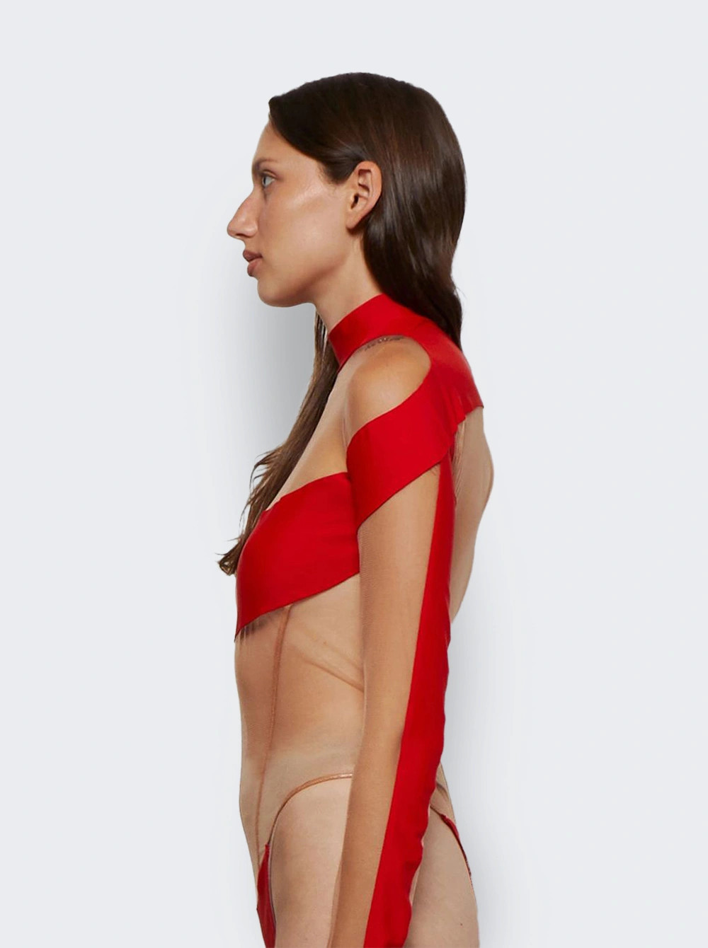 Off Shoulder Panel Bodysuit | The Webster