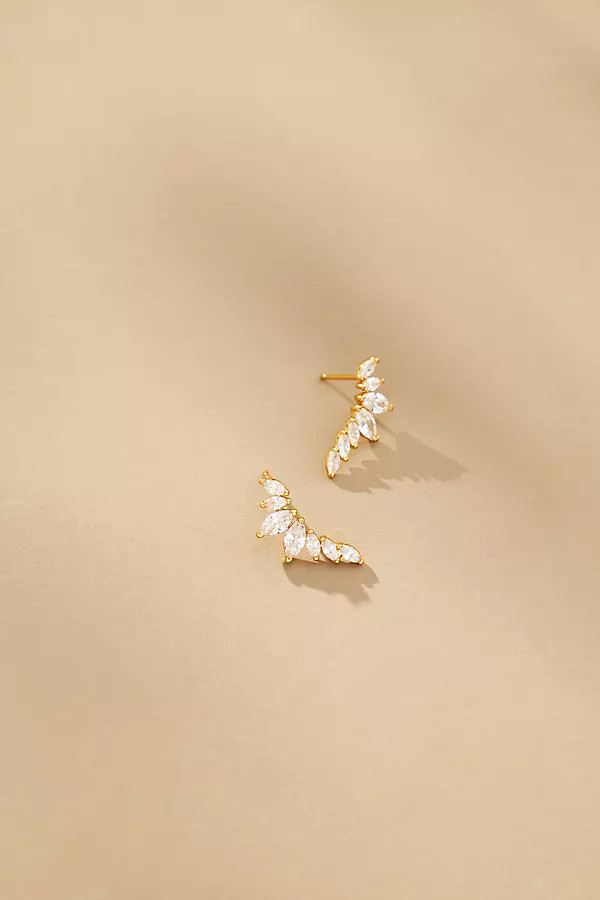 Crystal Crawler Post Earrings | Anthropologie (US)